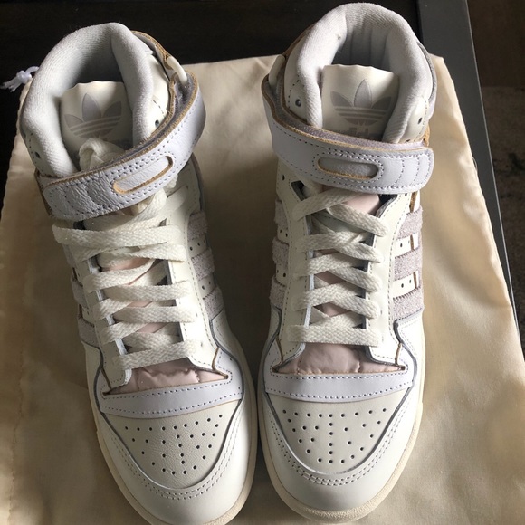 Adidas NDG Forum White/Grey High Top/New w/o Tags - Picture 3 of 6